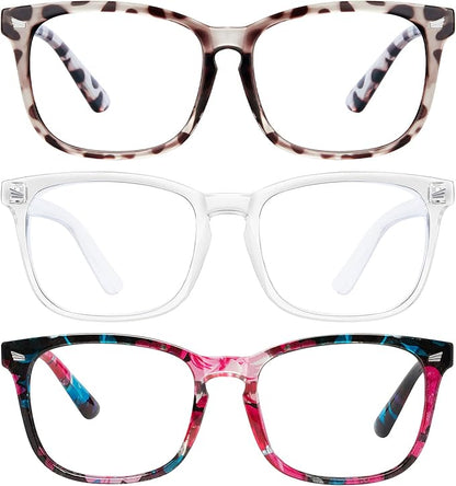hunsquer Blue Light Glasses for Woman/Men Computer Blue Light Glasses