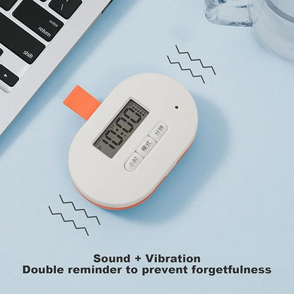 3 Grid for Pill Box Medicine Storage Box Electronic Timing Reminder Medicine Box Alarm Pills Organizer for Pill Con Electronic Pill Box Dispenser with Alarm