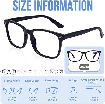 4 PACKS Blue Light Blocking Reading Glasses Women 1.0 1.25 1.5 1.75 2.0 2.25 2.5 2.75 3.0 3.5 4.0 5.0 6.0