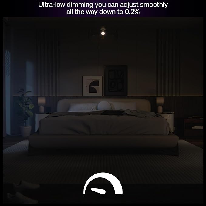 Philips Hue Smart LED A19 Bulb, 1 Pack, White & Color Ambiance, E26 Base, 7.2W, Full Spectrum Light 1000K-20000K, 810 Lumens, Dimmable LED Bulbs, Works with Alexa, Google,& Apple Home