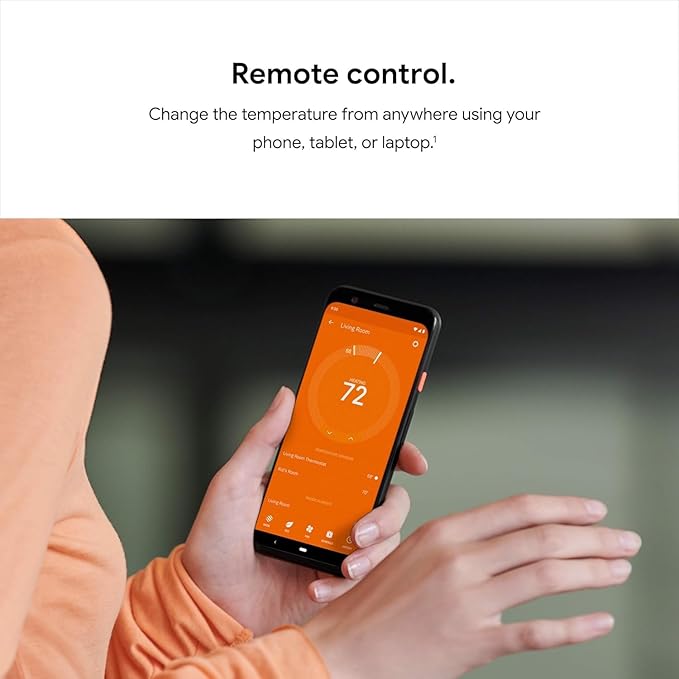 Google Nest Learning Thermostat - 3rd Gen - Programmable Smart Thermostat for Home - Compatible with Alexa (Polished Steel)