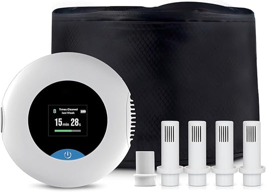 Multi-Function Cleaner Upgraded Cleaning Kit for Virtuclean Machine with 4PCS Filters | 100% Waterless | One-Step Sleep Equipment Maintenance | Easy, Efficient, and Time-Saving Operation