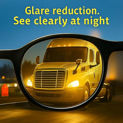 Okany 3 Pack Blue Light Blocking Glasses for Women Men, Round Computer Glasses with Night Vision Lenses, Anti Eye Strain/UV/Glare Gaming Glasses