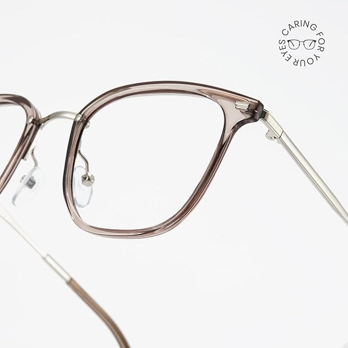Cyxus Blue Light Glasses for Woman, Fashion Computer Glasses on Office Reduce Eye Strain Anti Migraine for Working Reading