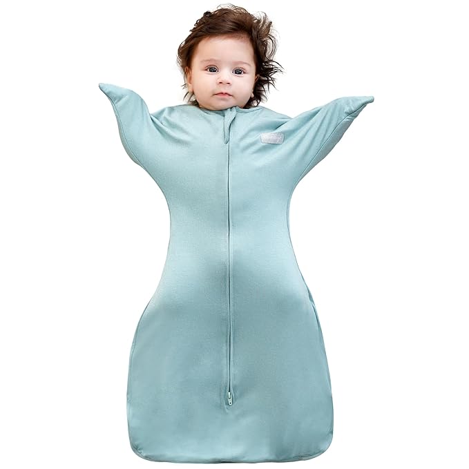 PuppyPaws Baby Sleep Sack, Transitional Swaddle, Swaddles for Newborns，1.0 Tog Sleep Sack 9-15 Months, Wearable Blanket Baby with 2-Way Zipper