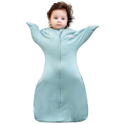 PuppyPaws Baby Sleep Sack, Transitional Swaddle, Swaddles for Newborns，1.0 Tog Sleep Sack 9-15 Months, Wearable Blanket Baby with 2-Way Zipper