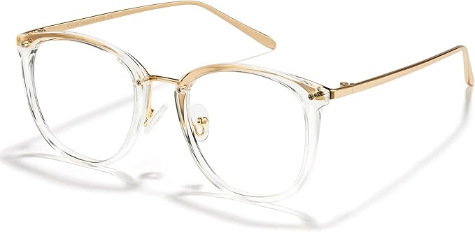 Cyxus Blue Light Glasses for Woman, Fashion Computer Glasses on Office Reduce Eye Strain Anti Migraine for Working Reading