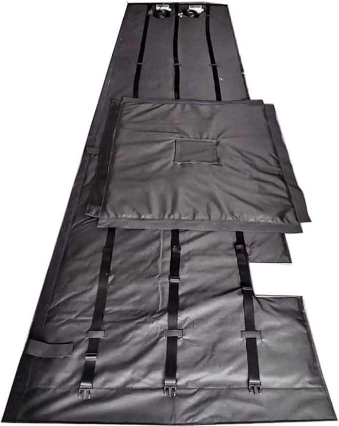 IBC Tote Heater Blanket, IBC Tote Heating Jacket, 55 Gallon/275 Gallon Smart Temperature Control up to 200°C, IBC Tote Insulated Cover, For petroleum, chemical, food processing Black-275Gallon1000L