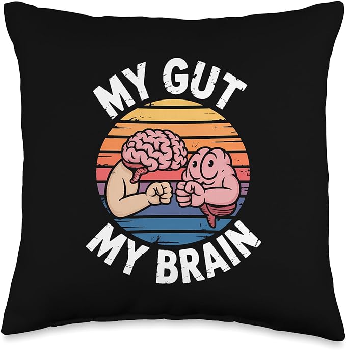 Relaxation Breathing Vagus Nerve Stimulation Stress Relief Throw Pillow
