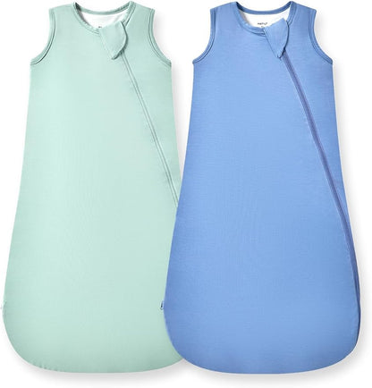 HAPIU Unisex Rayon Made from Bamboo Baby Sleep Sack TOG 0.5, 2-Way Premium Zipper, Wearable Blanket