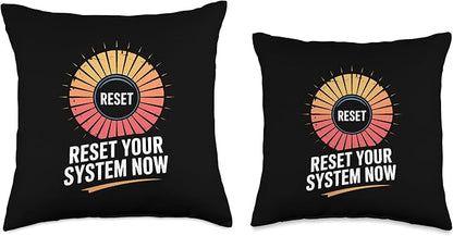 Relaxation Breathing Vagus Nerve Stimulation, Stress Relief Throw Pillow