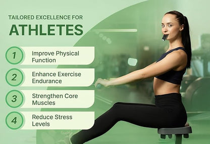 Portable Compact Lung Trainer Exercise Device with High Grade Silicone, Breathing Exercise Device for Lungs, Portable Muscle Trainer, Easy to Clean, Neck Strap Included, (Green-1)