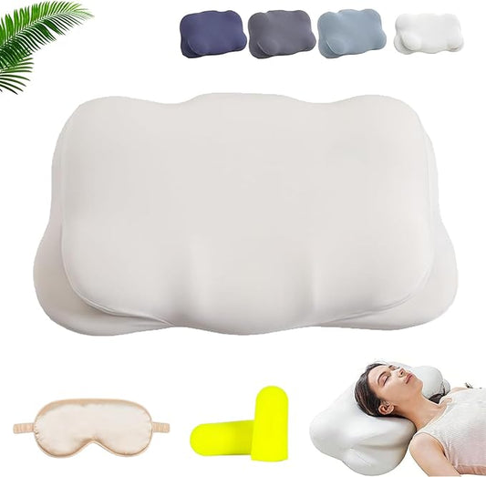 Mellow Cloud Align Pillow, Mellow Sleep Pillow, Ergonomic Memory Foam Pillows, Adjustable Cervical Neck Support Pillow, for Side Back Stomach Sleepers