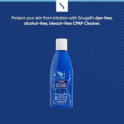 Snugell CPAP Soap Cleaner 8.4oz - Fresh Citrus Scent - Pre-Wash Solution - Mask and Hose Cleaning Soap - Neutralizes Odor and Removes Body Oils from CPAP Mask (1-Pack)