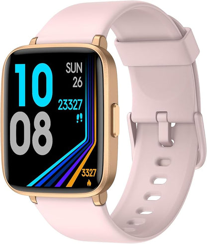 Fitness Tracker Watch with Heart Rate Monitor, Activity Tracker with Pedometer, Sleep Monitor, Calories & Step Counter, IP68 Waterproof Smart Watches for Women Men Fitness Watch for Sports