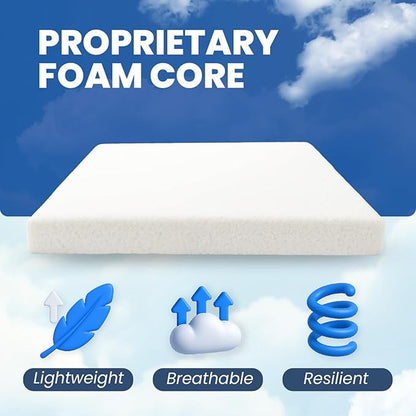 Restful Sleep – Patented Trapezoid Leg Support Cushion for Side Sleepers, Pregnancy, Post-Surgery, Joint Pain Relief – Orthopedic Alignment for Knees, Ankles, Hips & Back
