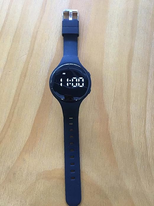 Vibrating Alarm Watch Silent Medical Reminder Watch - with Timer and 15 Daily Alarms (Black)