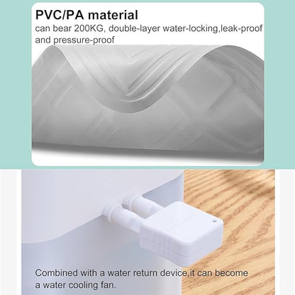 Cooling Mattress Pad for Bed, Cooler Pad,Electric Water Cooler Mattress Topper System,2L System, Sleep Cooling System Ideal for Hot Sleepers,Ice Mattress