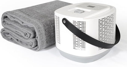 Comfort for Beds,Bed Water Cooling System with Portable Cooling Mattress & Heater(54°F-115°F), Quiet Operation,with Blankets Zone Any Size Bed，for Indoor