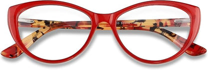 ANDWOOD Blue Light Blocking Glasses Women Bluelight Blocker Computer Cateye Clear Cat Eye Eyeglasses Frame AR003