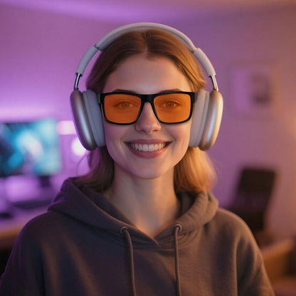 ANDWOOD Blue Light Blocking Glasses Men Women Computer TV Gaming AR Coatings Lens Improve Sleep Naturally Producing Melatonin