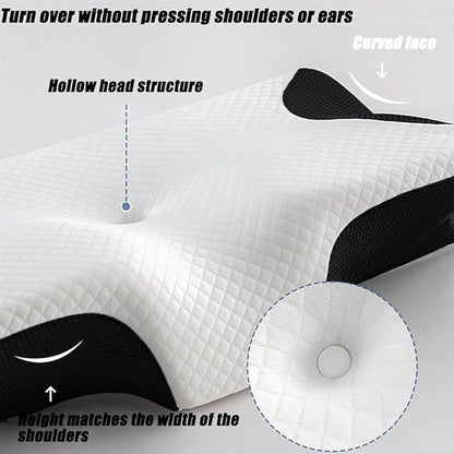 Technology Sleep Apnea Pillow, 2025 New Upgrade Cervical Pillow for Sleep Apnea (White)