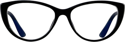 ANDWOOD Blue Light Blocking Glasses Women Bluelight Blocker Computer Cateye Clear Cat Eye Eyeglasses Frame AR003