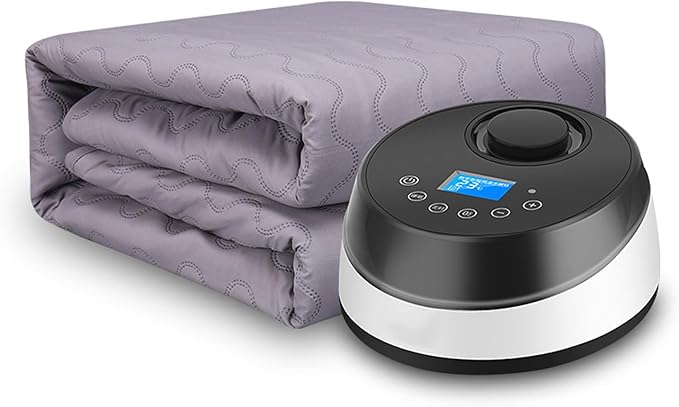 Smart Water Heating Blanket,Water Circulation Electric Blanket with Remote Control,radiation-free,2-12h Scheduled Shutdown,20-65 ℃ Temperature Regulating,Silent,gift for Family(Size:150*180cm)