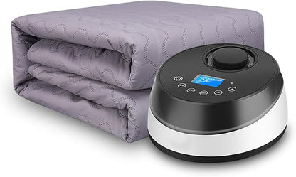 Smart Water Heating Blanket,Water Circulation Electric Blanket with Remote Control,radiation-free,2-12h Scheduled Shutdown,20-65 ℃ Temperature Regulating,Silent,gift for Family(Size:150*180cm)
