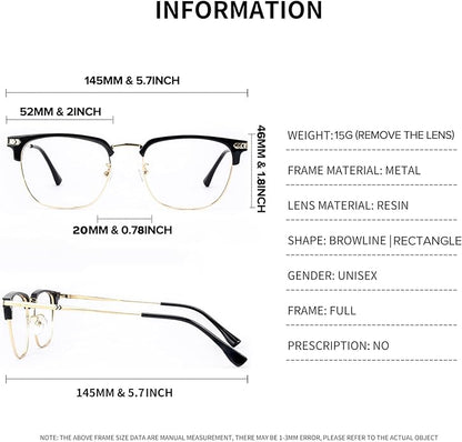 Blue Light Blocking Glasses for Men Anti-Fatigue Computer Monitor Gaming Glasses Prevent Headaches Glasses
