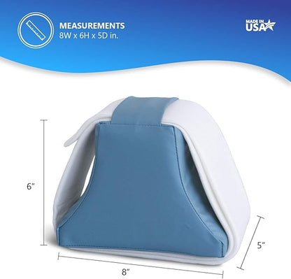 NYOrtho Abduction Wedge Knee Separator for Hip Surgery Recovery – 4" Orthopedic Pillow for Leg Support, Contracture Prevention & Post Surgery Use – Wheelchair or Bed – Wipeable, Fluid-Resistant
