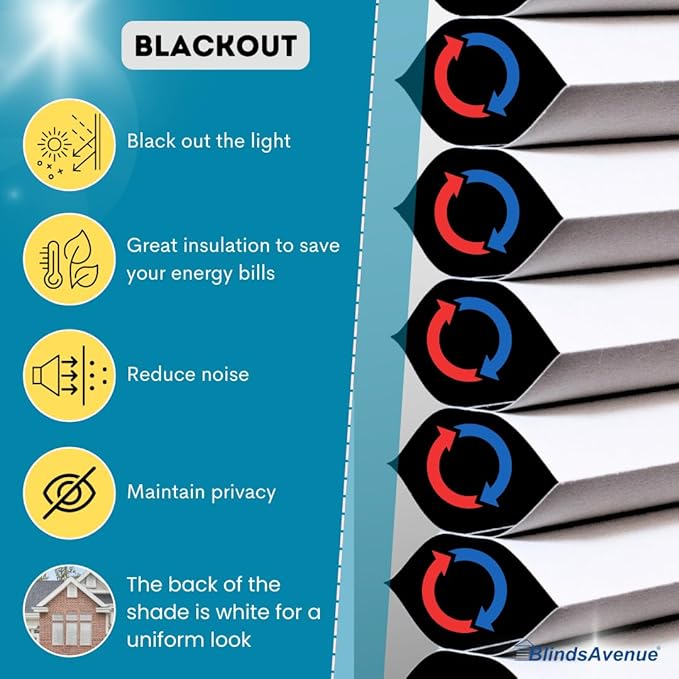 BlindsAvenue Simply Motorized Cellular Shades with Remote Control, Automatic Electric Cordless Wireless Blinds for Indoor Window, Blackout Blind, Color: Gray Sheen, Size: 52.5" W x 72" L