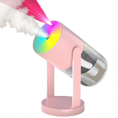 UEISODC Bedroom Humidifier, USB Mini Portable Humidifier with Ultrasonic Nano-Fine Mist, Auto Shut-Off, Rotatable Design, Quiet Operation, and Easy Refilling & Cleaning