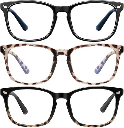 hunsquer Blue Light Glasses for Woman/Men Computer Blue Light Glasses