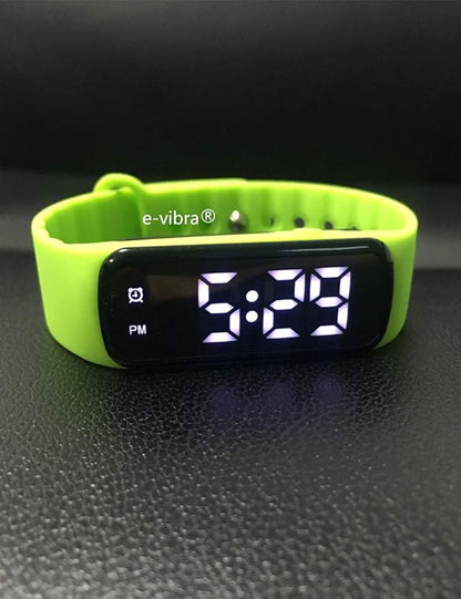 Potty Training Watch - Silent Vibrating Alarm Watch Pill Reminder Wristband with Countdown Timer (Green - Small)