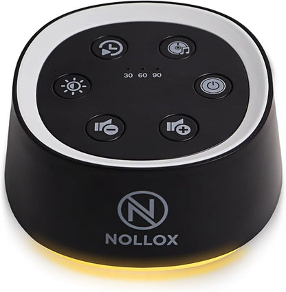 White Noise Machine for Baby Kids & Adults 24 Soothing Sounds Cry Sensor Night Light Rechargeable via Type-C Timer & Memory Portable Sleep Sound Device