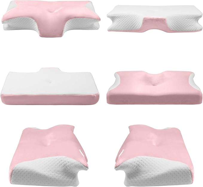 Memory Foam Ergonomic Pillows Orthopedic Pillow for Side Sleepers Sleeper Neck Pain Bed Back Cervical Shoulder Ergonomic