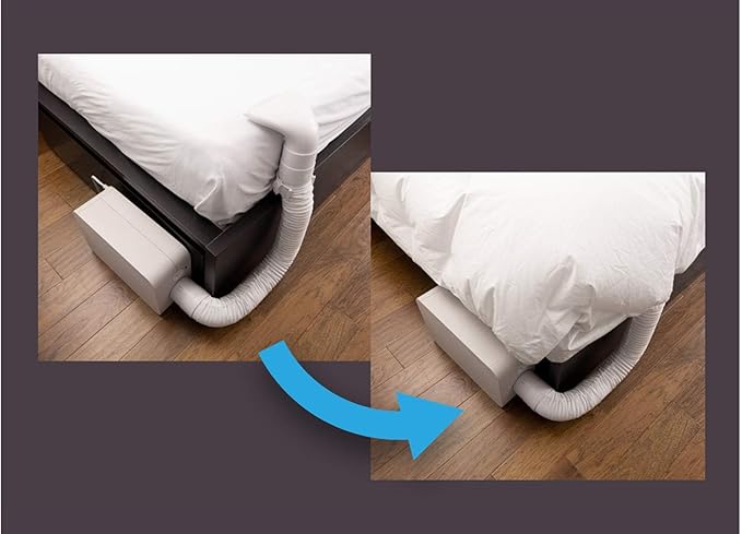 BedJet 3 Climate Comfort for Beds, Cooling Fan + Heating Air Bundle with Cloud Sheet (King Size Sheet)