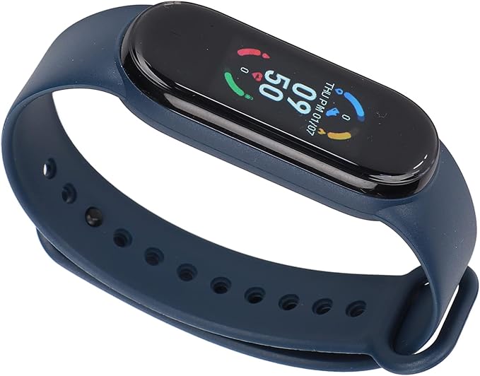 ciciglow Smart Wristband Bracelet, IP67 Smart Watch with Heart Rate Monitor Sleep Monitor APP Message Built in USB Plug Smart Bracelet