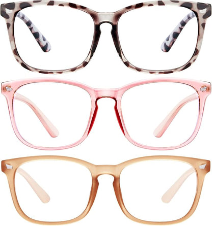hunsquer Blue Light Glasses for Woman/Men Computer Blue Light Glasses