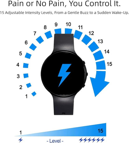Electric Shock Alarm Clock for Heavy Sleepers|Silent Alarm Clock|Get up on time|Strong Wake-up Call |Shock Pulse for Self-Discipline and Combat Fatigue|Powered for Students & Hard of Hearing