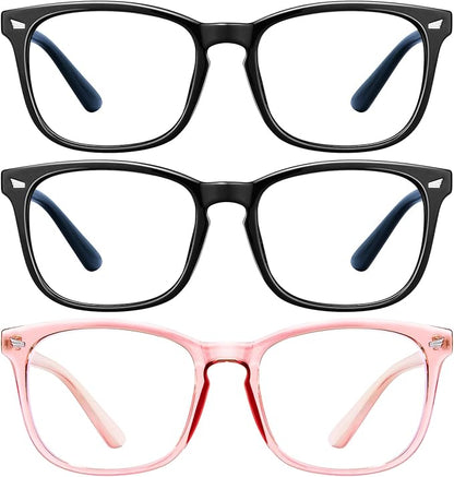 hunsquer Blue Light Glasses for Woman/Men Computer Blue Light Glasses
