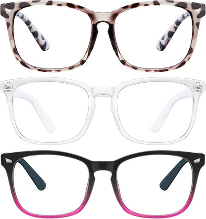 hunsquer Blue Light Glasses for Woman/Men Computer Blue Light Glasses