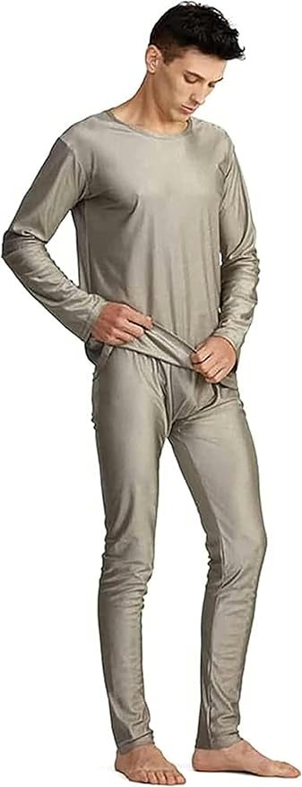 Protection Against Cleaning Radiation Put Long Underwear Protection Against Electromagnetic Radiation Shielding EMF in Silver Fiber, One Follows*1