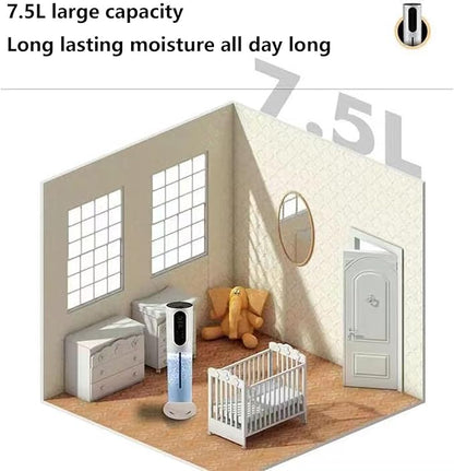 Humidifier Home Silent Bedroom Pregnant Women and Babies Indoor Large Capacity Floor-standing Large Aromatherapy Air Purifier Spray Machine (A)