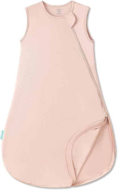 PurComfy Supersoft Sleep Sack 0.5 TOG, Premium Bamboo Viscose Sleeping Bag Thin Baby Wearable Blanket 2-Way Zipper Sleep Sack