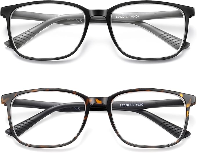 Reading Glasses for Men,Blue Light Blocking Readers for men with Comfort Spring Hinge