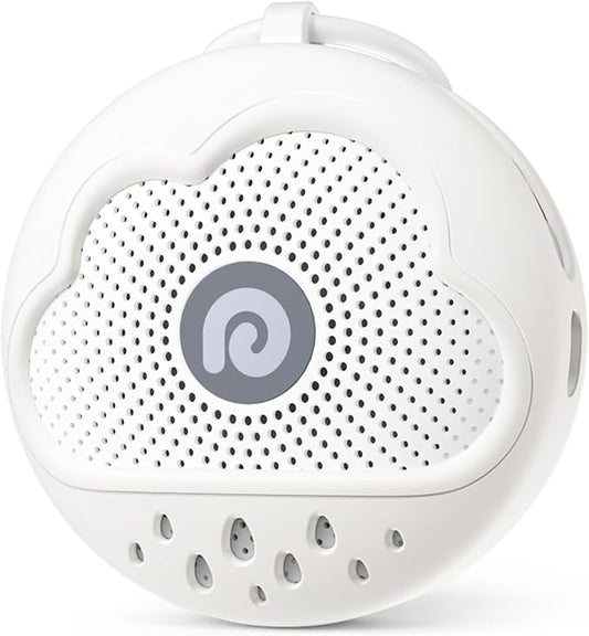 Dreamegg White Noise Machine - Portable Sound Machine Baby with Safe Silicone Cover, Features Powerful Battery, 21 Soothing Sound, Noise Canceling for Sleeping, Baby Registry Gift, Nursery, Travel