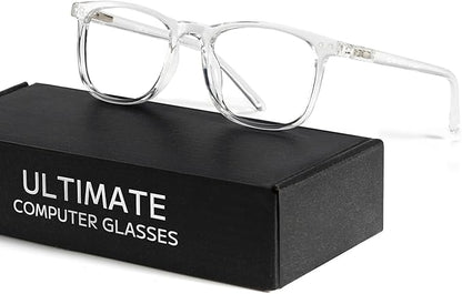TIJN Sleep Glasses for 99% Blue Green Light Blocking Red Lens for Computer Gaming Screen Fatigue UV Protection