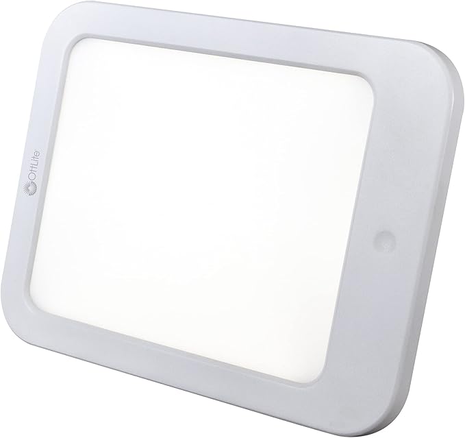 OttLite ClearSun LED Light Lamp – Natural Daylight LED Light, UV-Free, 3 Touch-Controlled Brightness Levels, Sleek Space-Saving Design